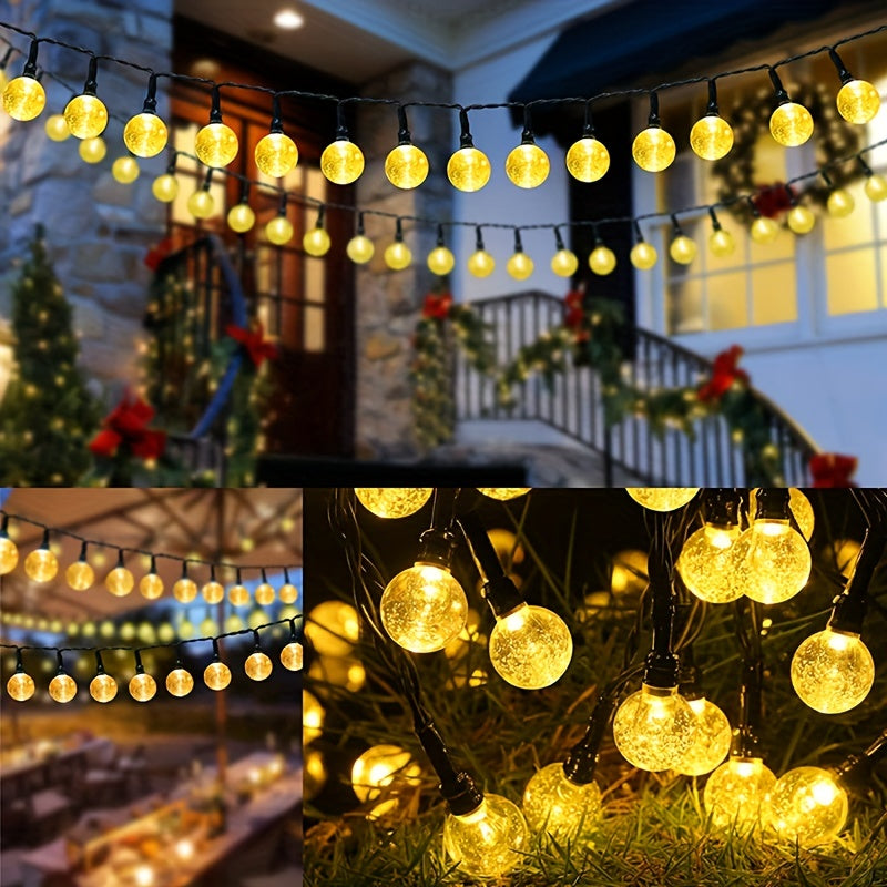 LED Solar String Lights For Lawn