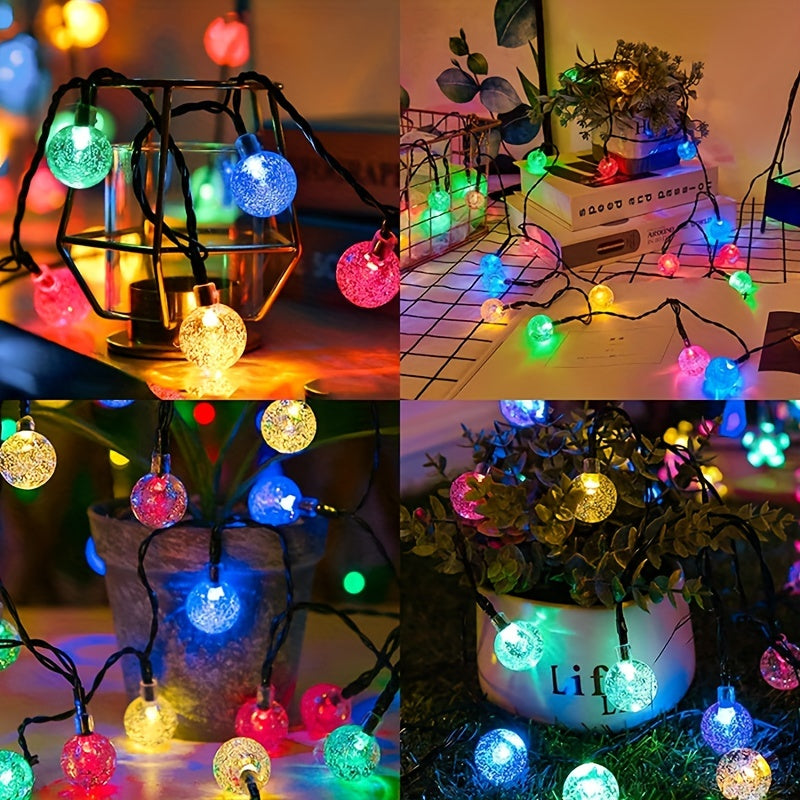 LED Solar String Lights For Lawn