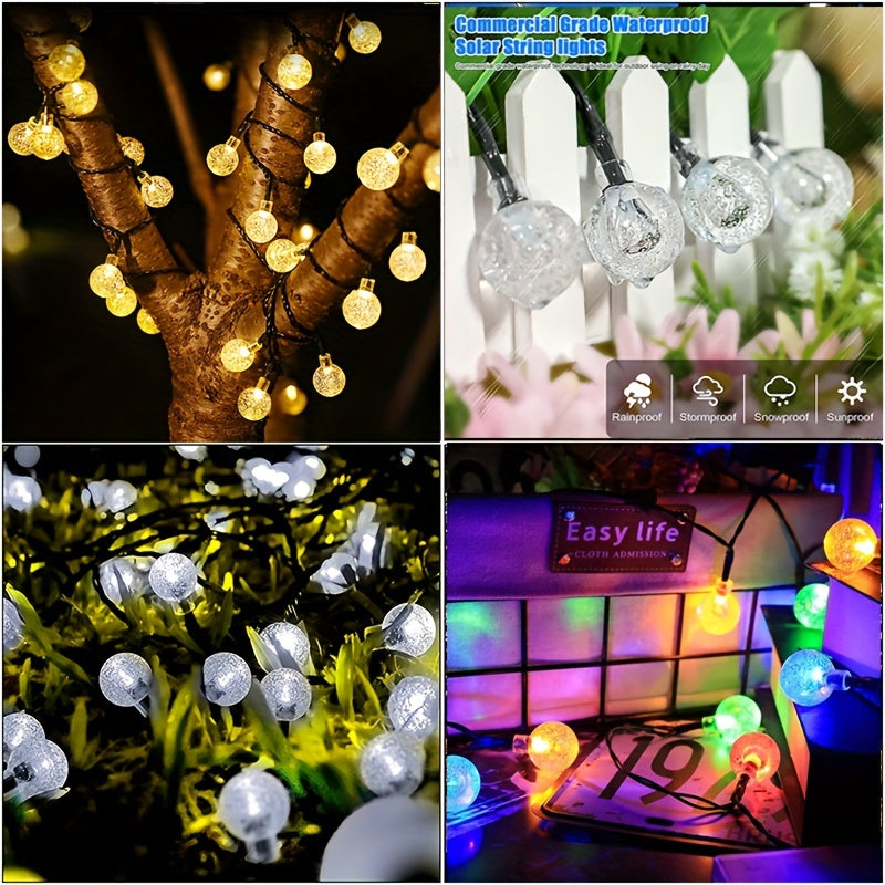 LED Solar String Lights For Lawn