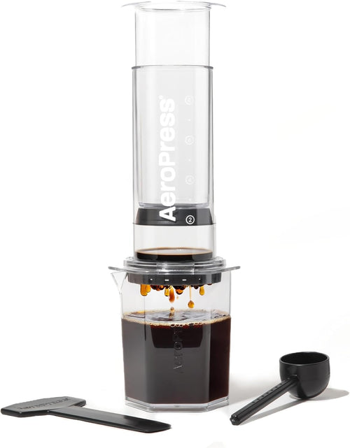 AeroPress Clear XL cafetière à piston, grande tout-en-un, cafetière manuelle style expresso et filtre, infusion en 2 min, portable pour voyage et camping