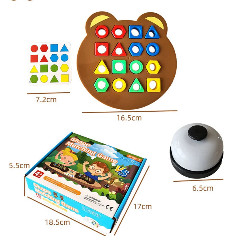 Children Matching Shape Puzzle Game