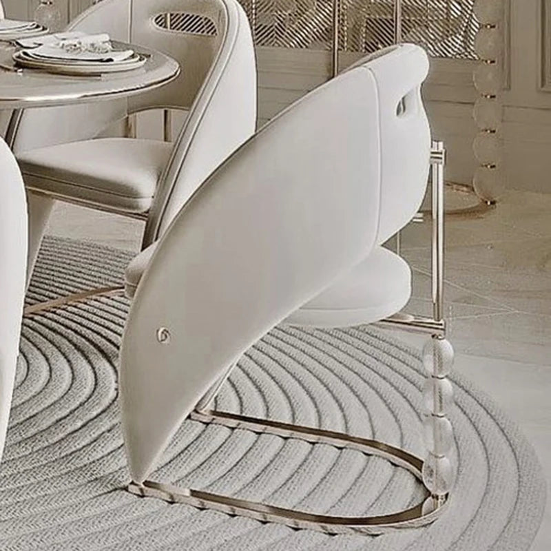 Chaise de salle à manger confortable, fauteuils nordiques modernes, chaise de café relaxante pour le salon, chaises individuelles esthétiques, mobilier de maison et de cuisine