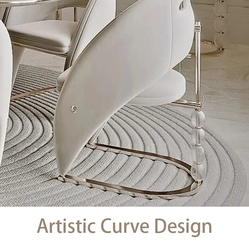 Chaise de salle à manger confortable, fauteuils nordiques modernes, chaise de café relaxante pour le salon, chaises individuelles esthétiques, mobilier de maison et de cuisine