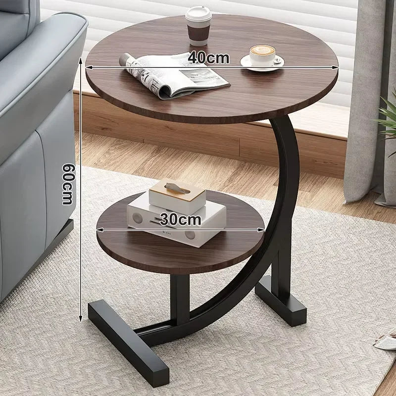 Table d’appoint deux niveaux pour petits espaces