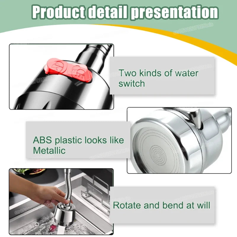 360 Degree Rotatable Kitchen Faucet Nozzle