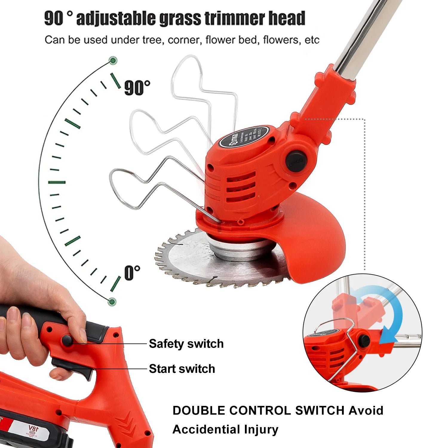 Cordless Electric Grass Trimmer