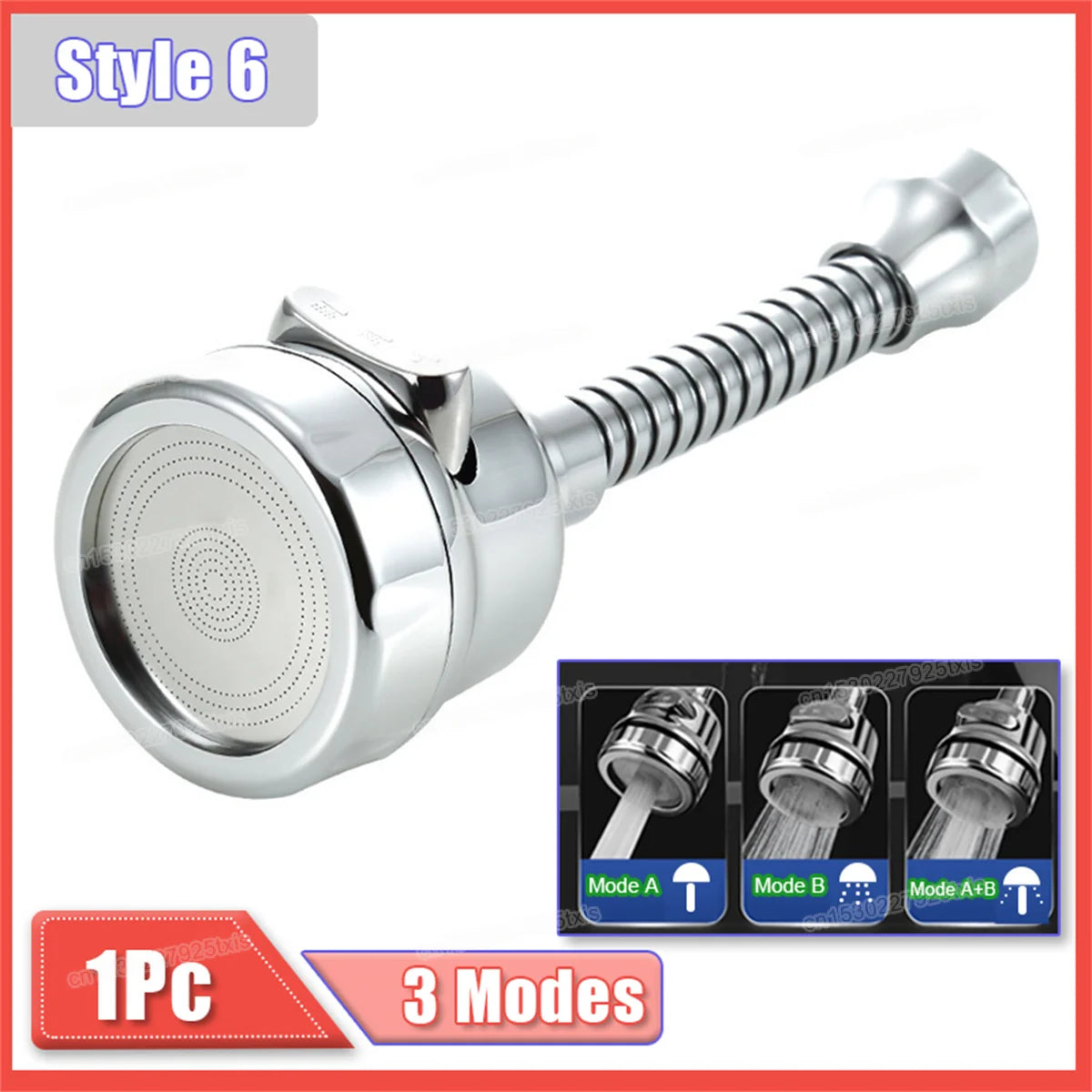 360 Degree Rotatable Kitchen Faucet Nozzle