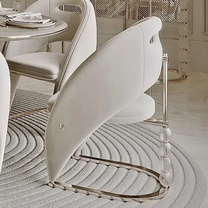 Chaise de salle à manger confortable, fauteuils nordiques modernes, chaise de café relaxante pour le salon, chaises individuelles esthétiques, mobilier de maison et de cuisine