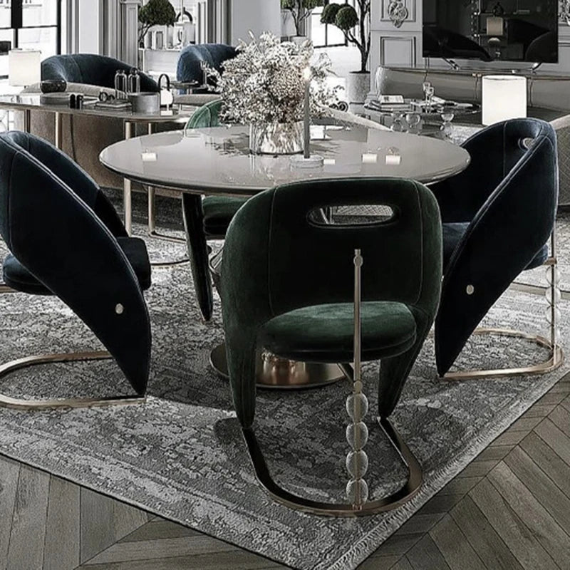 Chaise de salle à manger confortable, fauteuils nordiques modernes, chaise de café relaxante pour le salon, chaises individuelles esthétiques, mobilier de maison et de cuisine