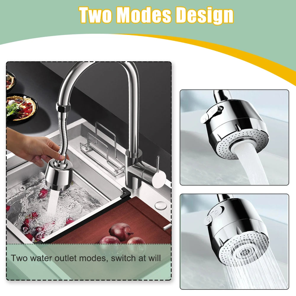 360 Degree Rotatable Kitchen Faucet Nozzle