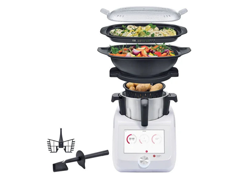 SilverCrest Monsieur Cuisine smart SKMS 1200 A1 Robot de cuisine - blanc