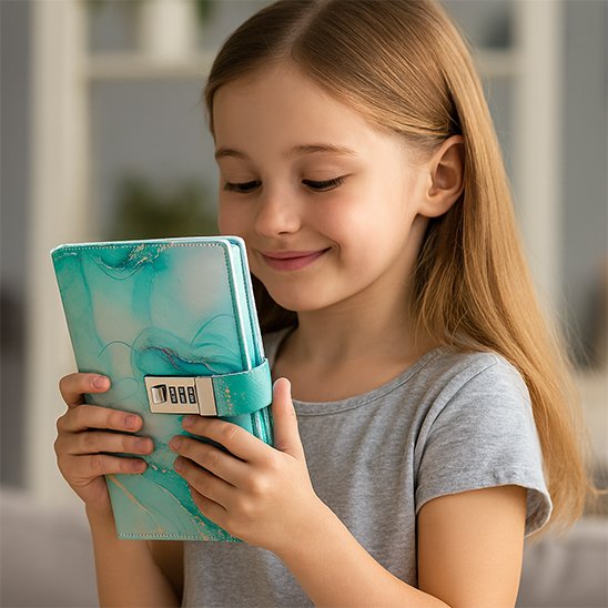 Journal intime pour fillette | Secrets Colorés