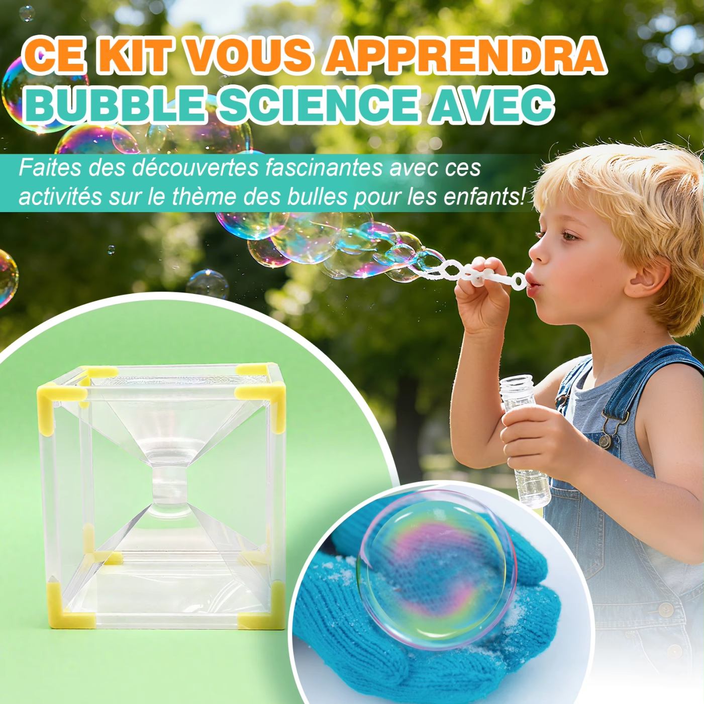 Jeux et Jouets a Bulles Scientifique Jouet Savon à Bulles Bubble Baguette